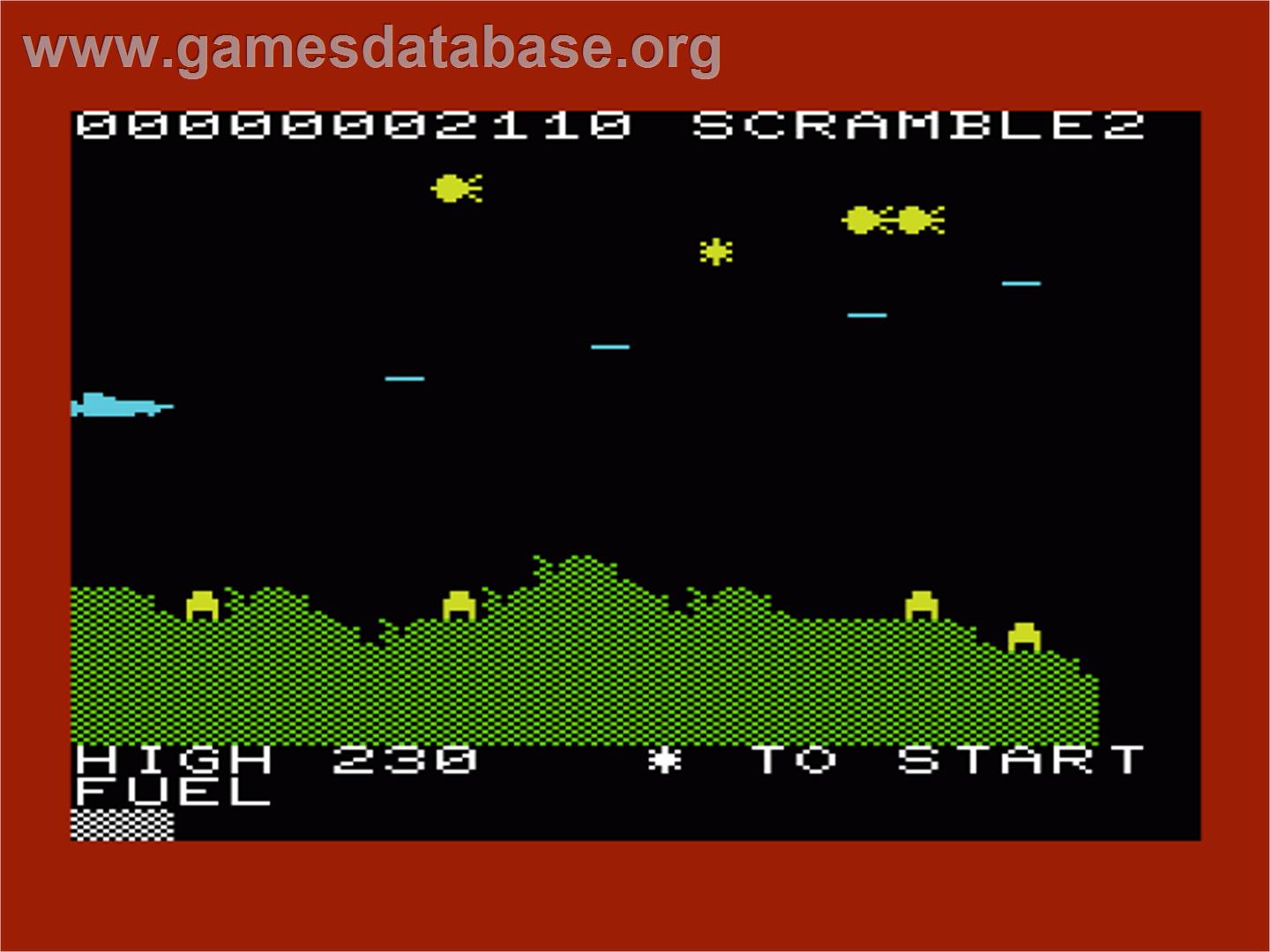 Scramble - Commodore VIC-20 - Artwork - In Game