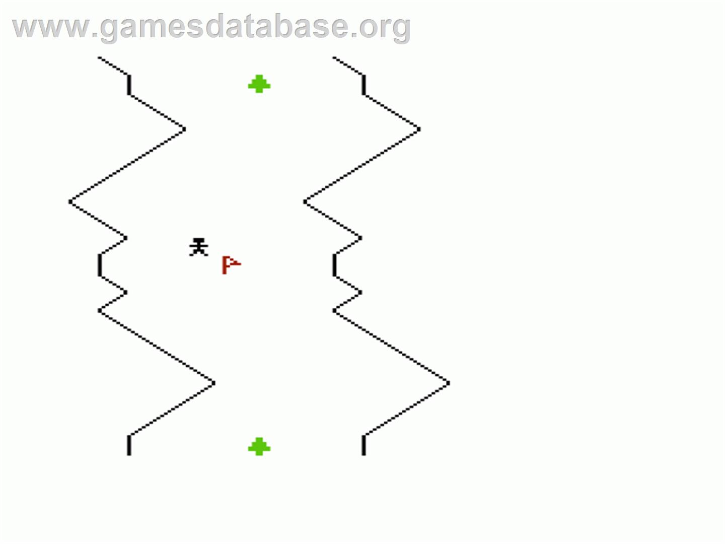 Skiing - Commodore VIC-20 - Artwork - In Game
