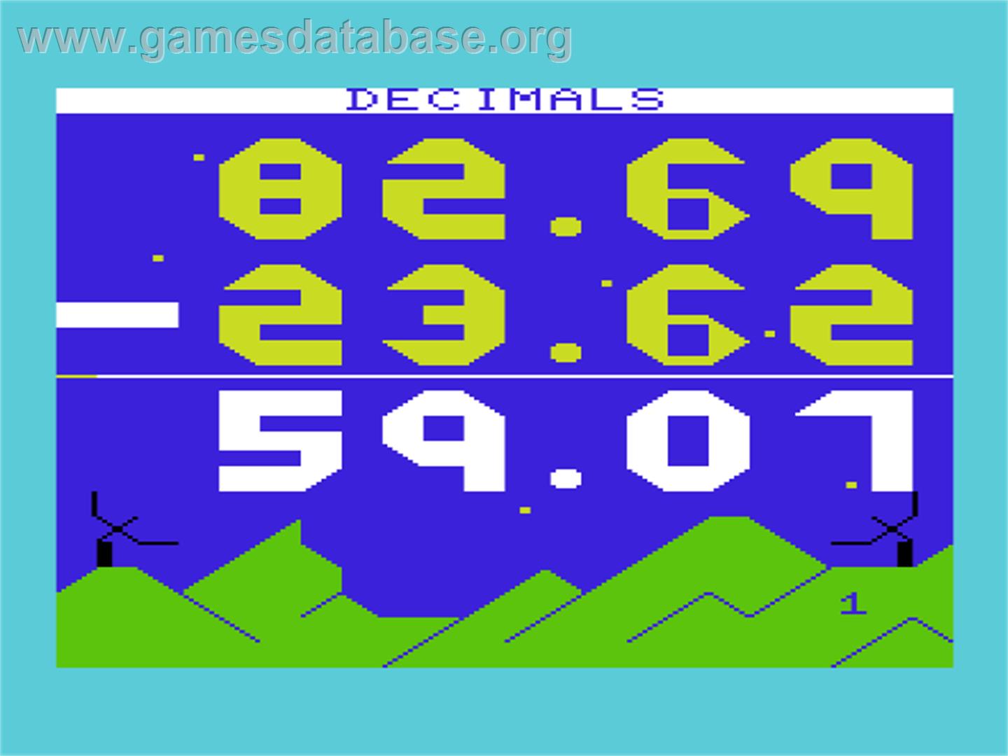 Sky Math - Commodore VIC-20 - Artwork - In Game
