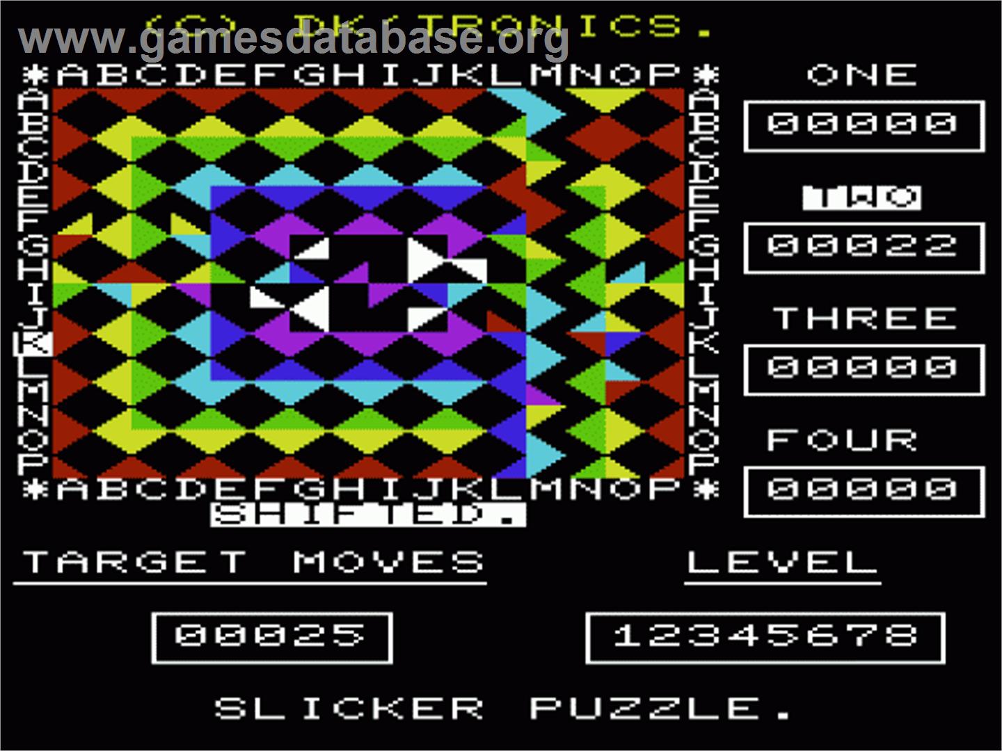Slicker Puzzle, The - Commodore VIC-20 - Artwork - In Game