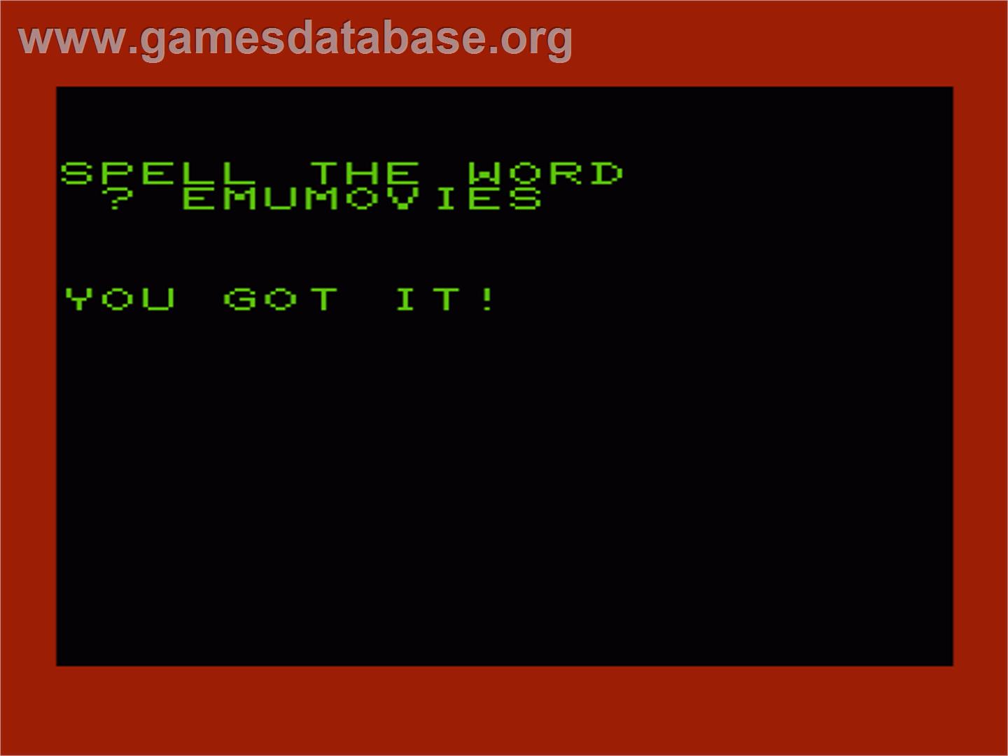Spellbound - Commodore VIC-20 - Artwork - In Game