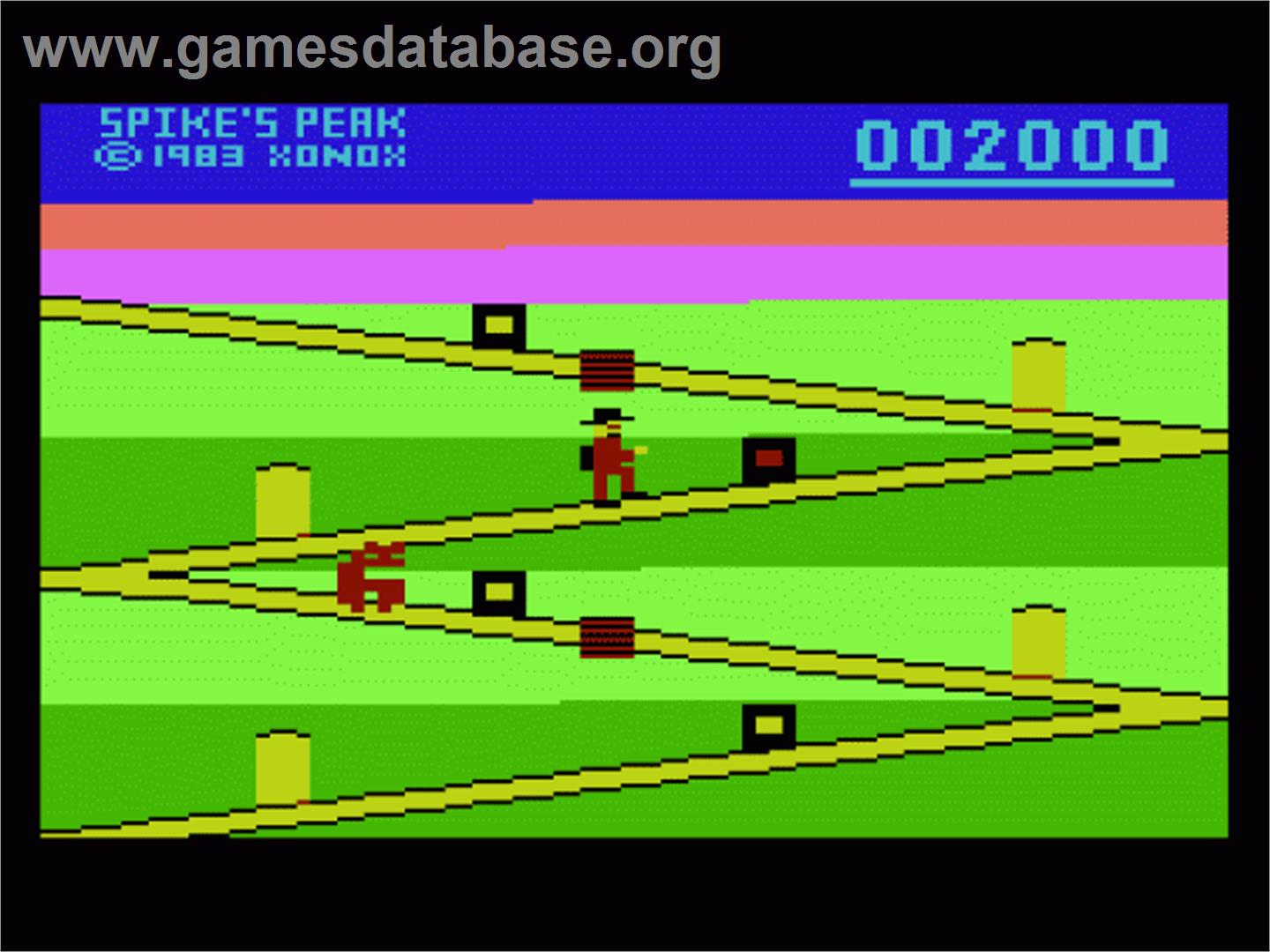 Spike's Peak - Commodore VIC-20 - Artwork - In Game
