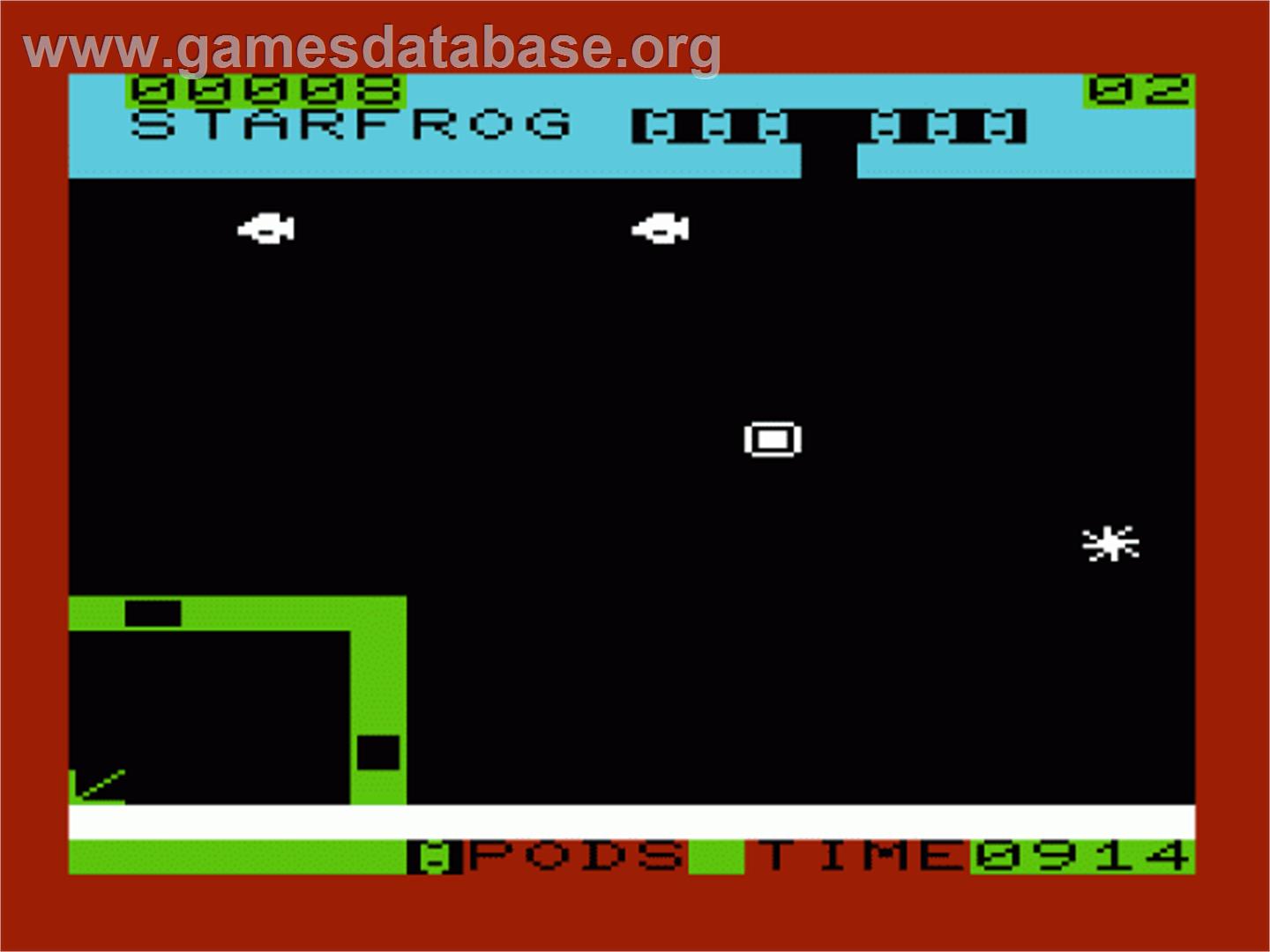 Star Frog - Commodore VIC-20 - Artwork - In Game