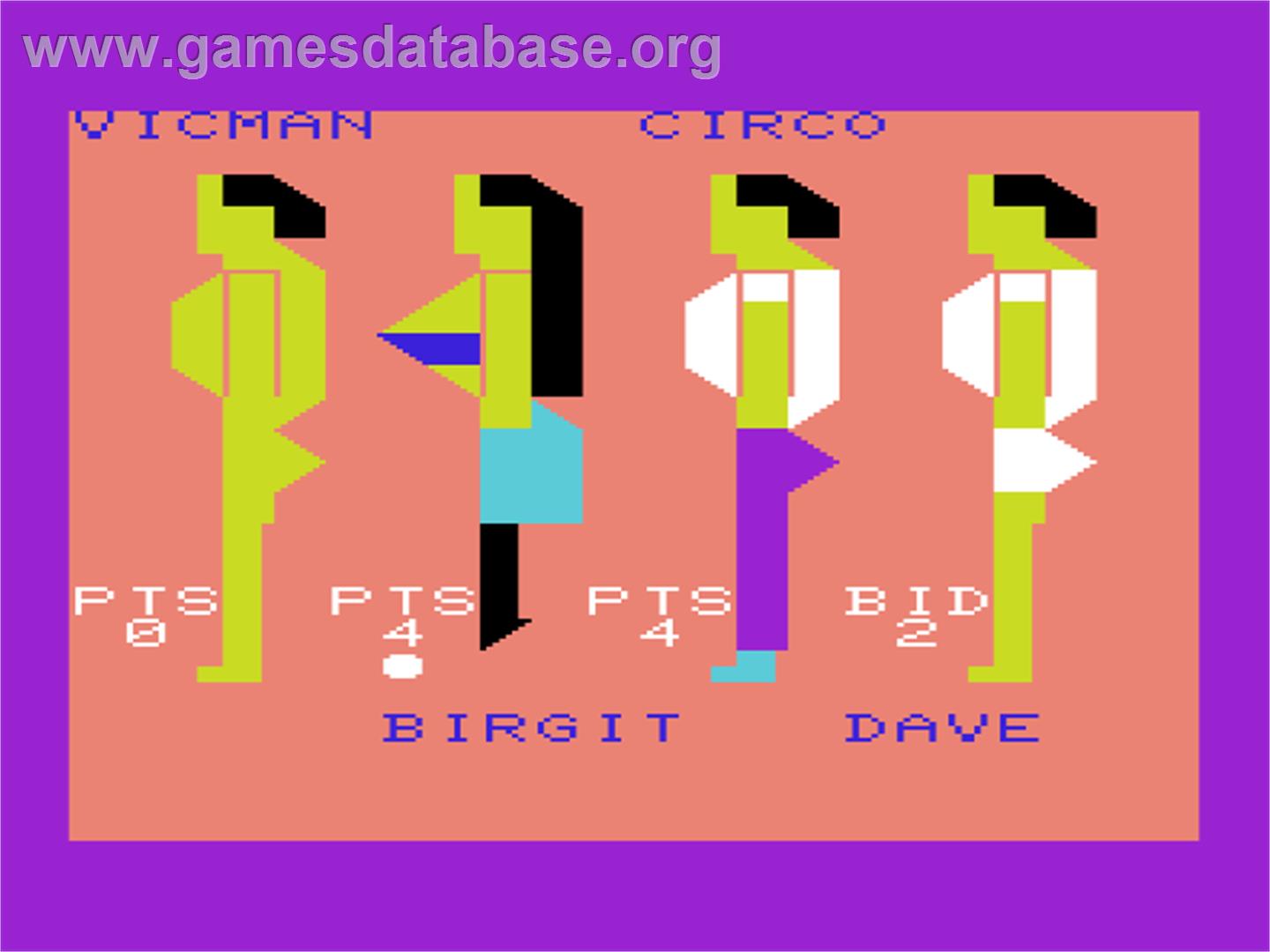 Strip 'em - Commodore VIC-20 - Artwork - In Game