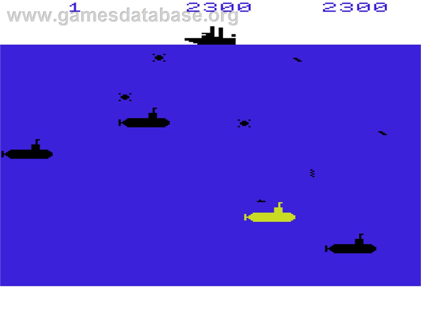 Sub Chase - Commodore VIC-20 - Artwork - In Game