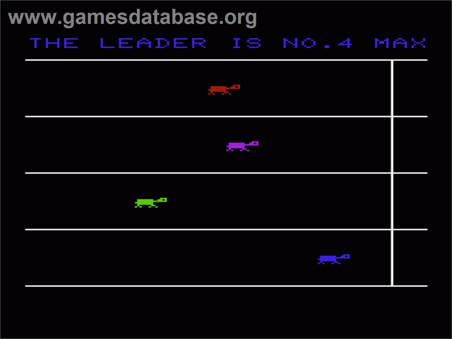 Turtle Races - Commodore VIC-20 - Artwork - In Game
