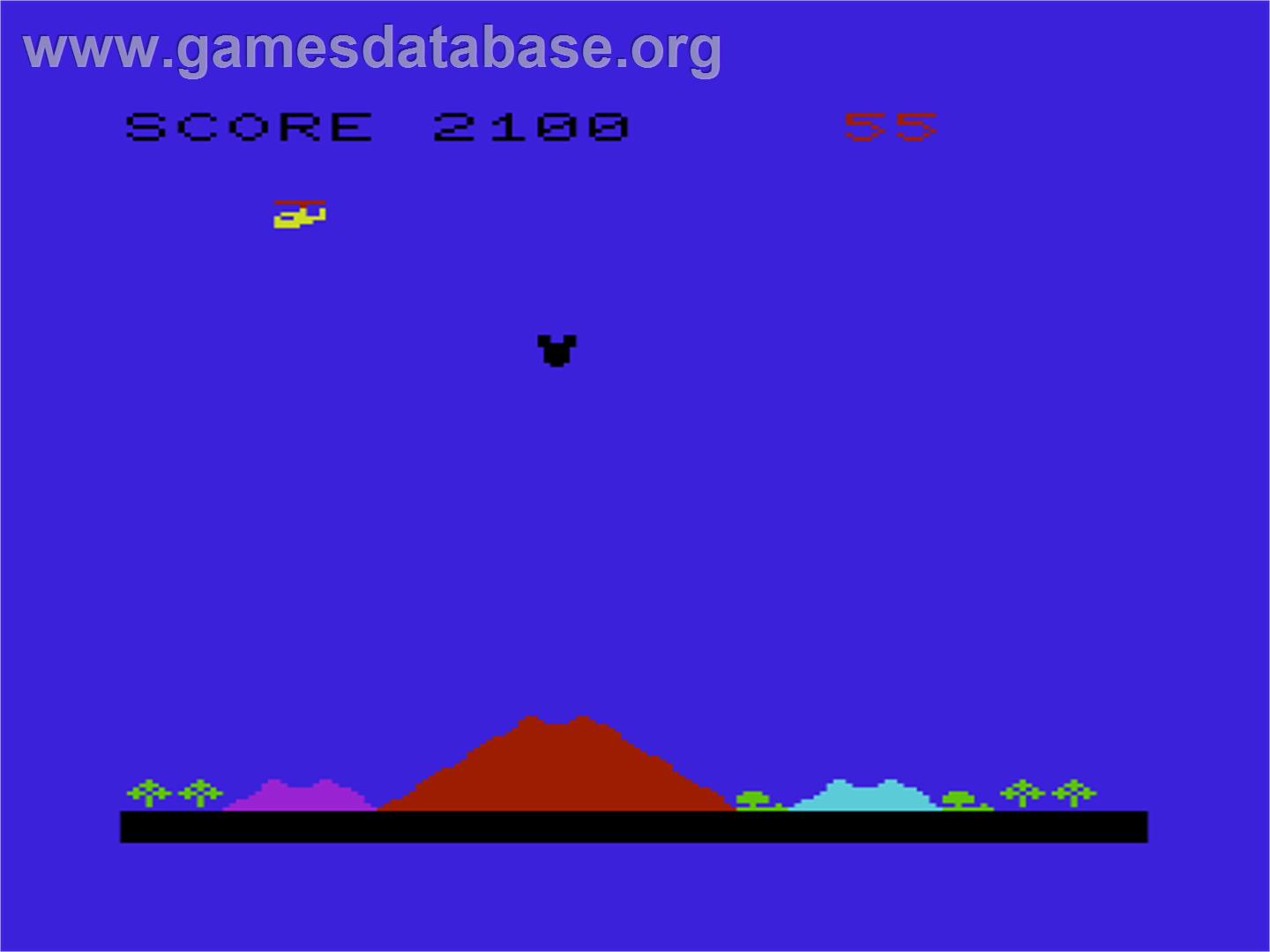 Volcano Blast - Commodore VIC-20 - Artwork - In Game