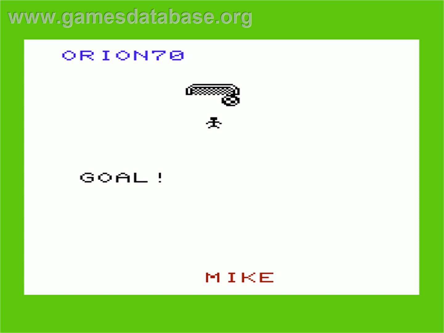 World Cup - Commodore VIC-20 - Artwork - In Game
