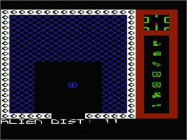 Title screen of Alien Demon on the Commodore VIC-20.