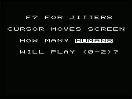 Title screen of Amazing Maze on the Commodore VIC-20.