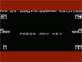 Title screen of Catcha Snatcha on the Commodore VIC-20.