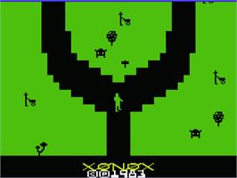 Title screen of Chuck Norris Superkicks on the Commodore VIC-20.