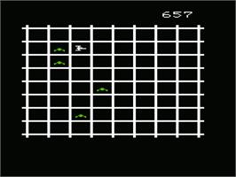 Title screen of Cosmic Crusader on the Commodore VIC-20.