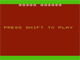 Title screen of Crawler on the Commodore VIC-20.