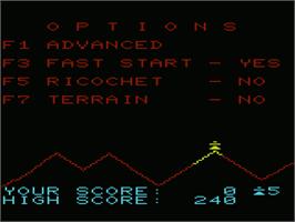 Title screen of Cyclons on the Commodore VIC-20.