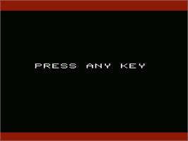 Title screen of Defend on the Commodore VIC-20.