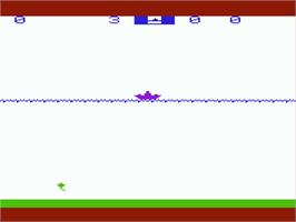 Title screen of Destroyer on the Commodore VIC-20.
