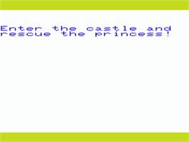 Title screen of Dungeon on the Commodore VIC-20.