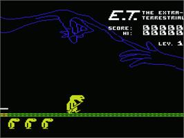 Title screen of E.t. - The Extra Terrestrial on the Commodore VIC-20.