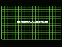 Title screen of Encounter on the Commodore VIC-20.