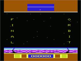Title screen of Final Orbit And Bumper Bash on the Commodore VIC-20.