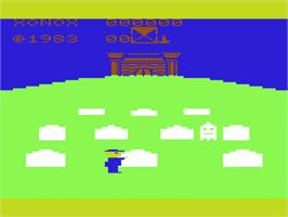 Title screen of Ghost Manor on the Commodore VIC-20.