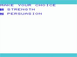 Title screen of Great Adventure on the Commodore VIC-20.
