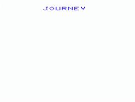 Title screen of Journey on the Commodore VIC-20.