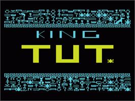 Title screen of King Tut on the Commodore VIC-20.
