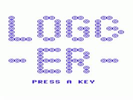 Title screen of Logger on the Commodore VIC-20.