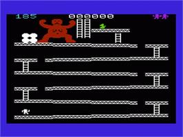 Title screen of Monkey Kong on the Commodore VIC-20.