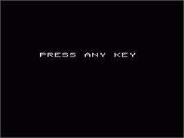 Title screen of Orbitter on the Commodore VIC-20.