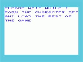 Title screen of Pan Attack on the Commodore VIC-20.