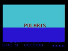Title screen of Polaris on the Commodore VIC-20.