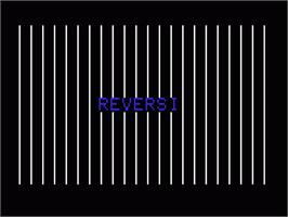 Title screen of Reversi on the Commodore VIC-20.