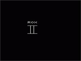 Title screen of Rox 2 on the Commodore VIC-20.
