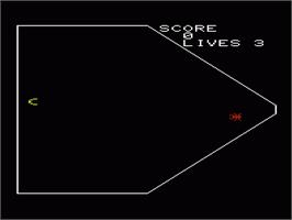 Title screen of Storm on the Commodore VIC-20.