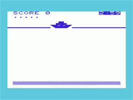 Title screen of Submarine on the Commodore VIC-20.