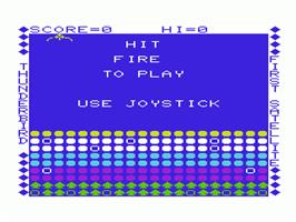 Title screen of Thunderbird on the Commodore VIC-20.