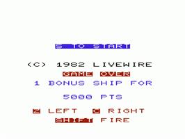 Title screen of Triad on the Commodore VIC-20.
