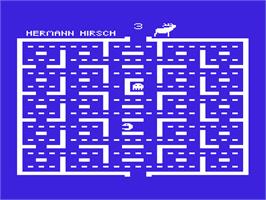 Title screen of Vicman on the Commodore VIC-20.