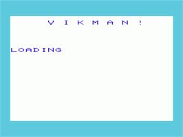 Title screen of Vikman on the Commodore VIC-20.