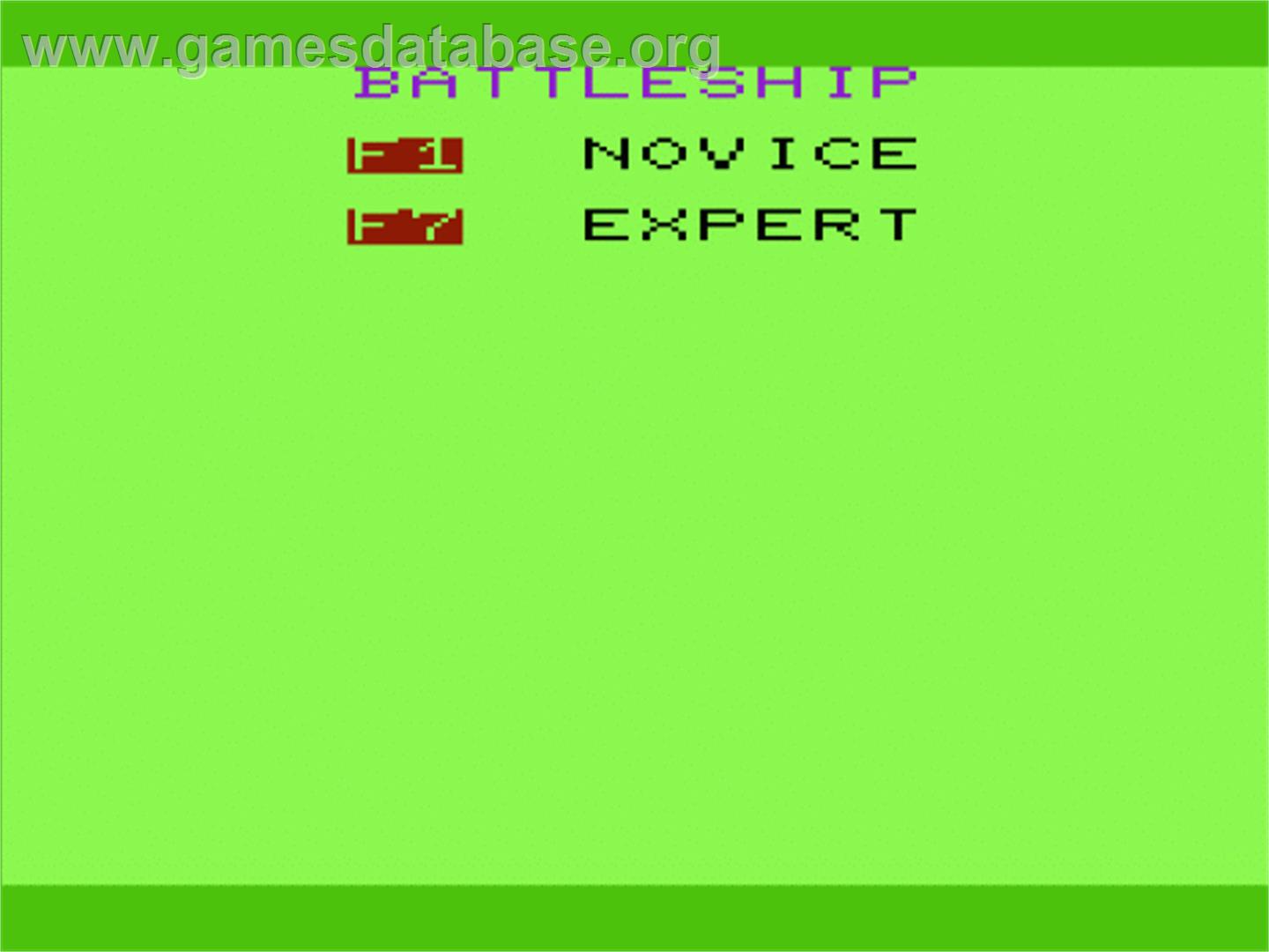 Battleship - Commodore VIC-20 - Artwork - Title Screen