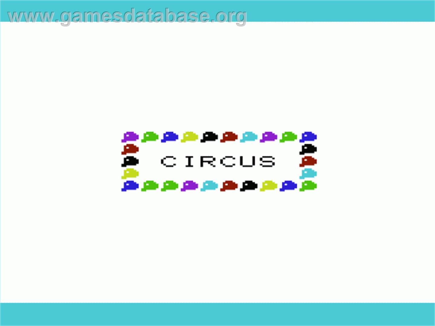 Circus - Commodore VIC-20 - Artwork - Title Screen