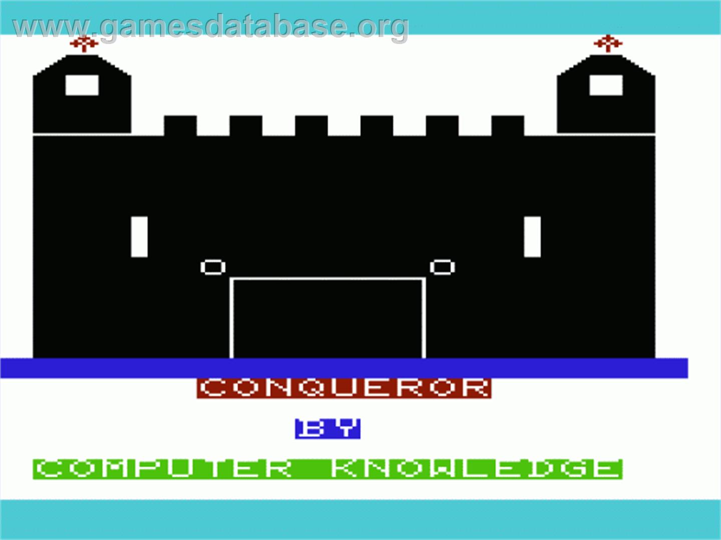 Conqueror - Commodore VIC-20 - Artwork - Title Screen