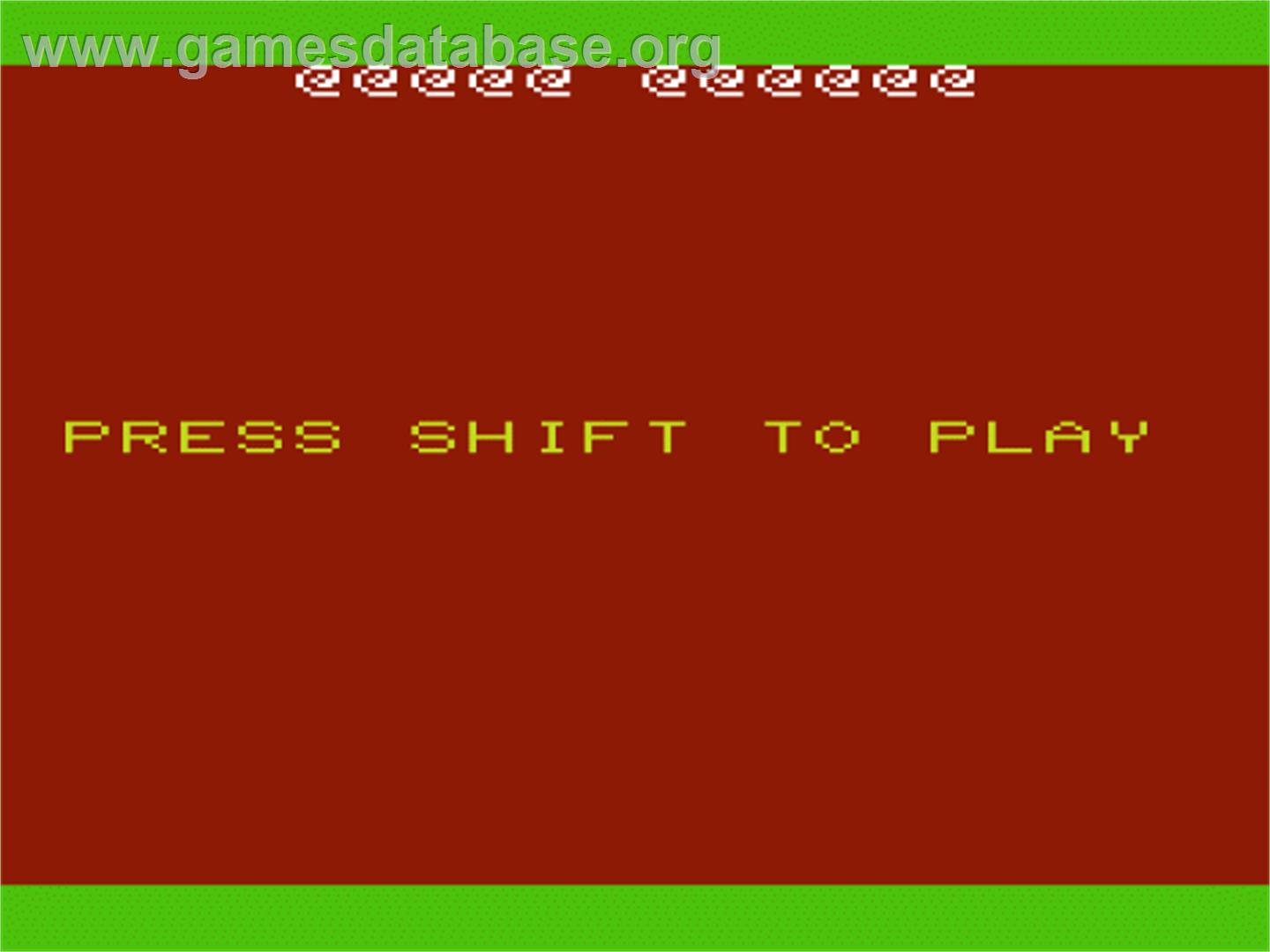 Crawler - Commodore VIC-20 - Artwork - Title Screen