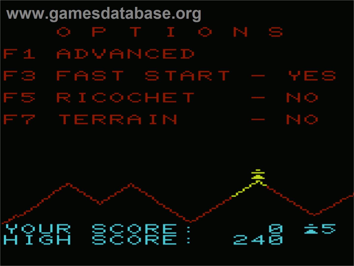 Cyclons - Commodore VIC-20 - Artwork - Title Screen