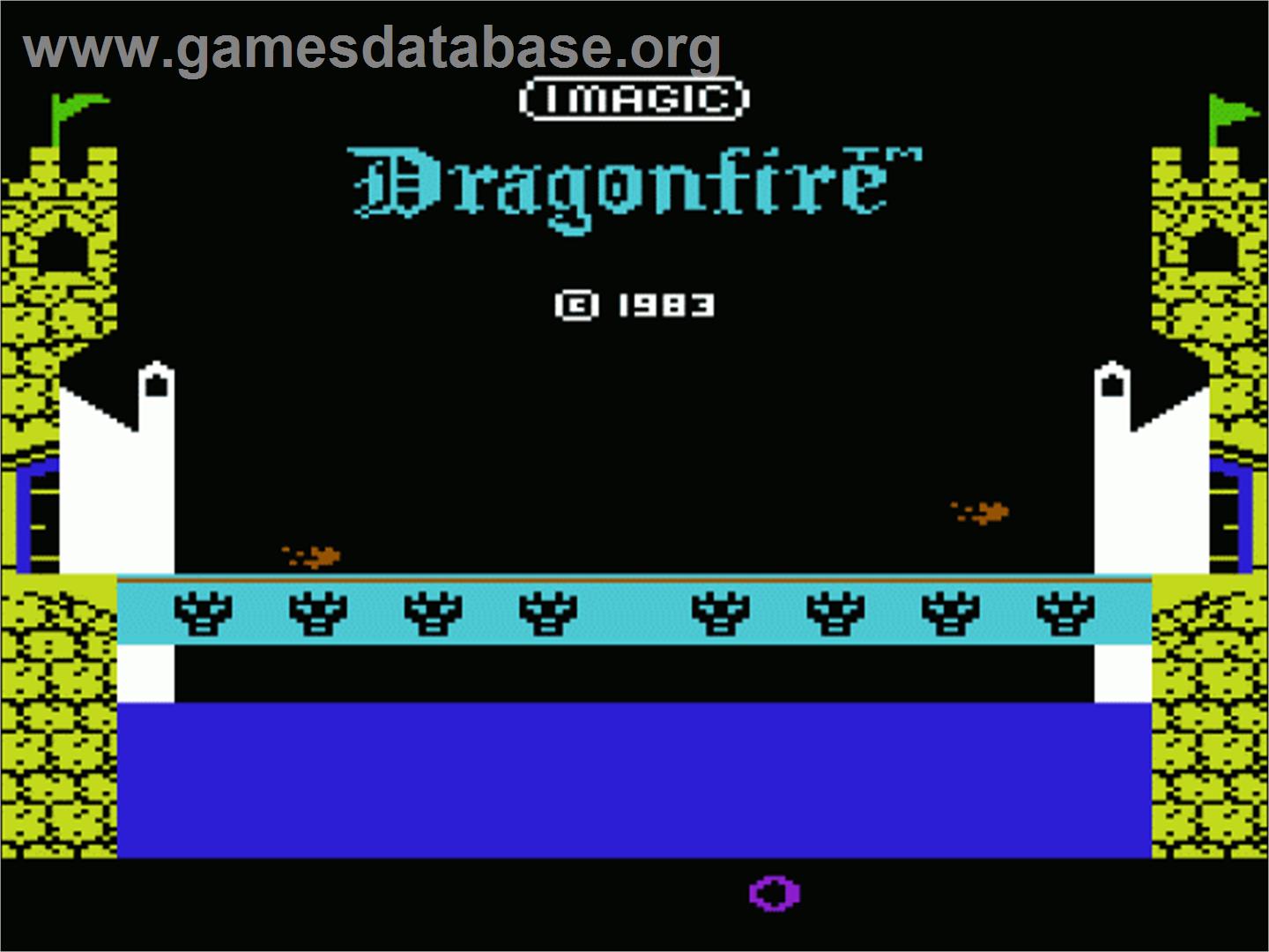 Dragonfire - Commodore VIC-20 - Artwork - Title Screen