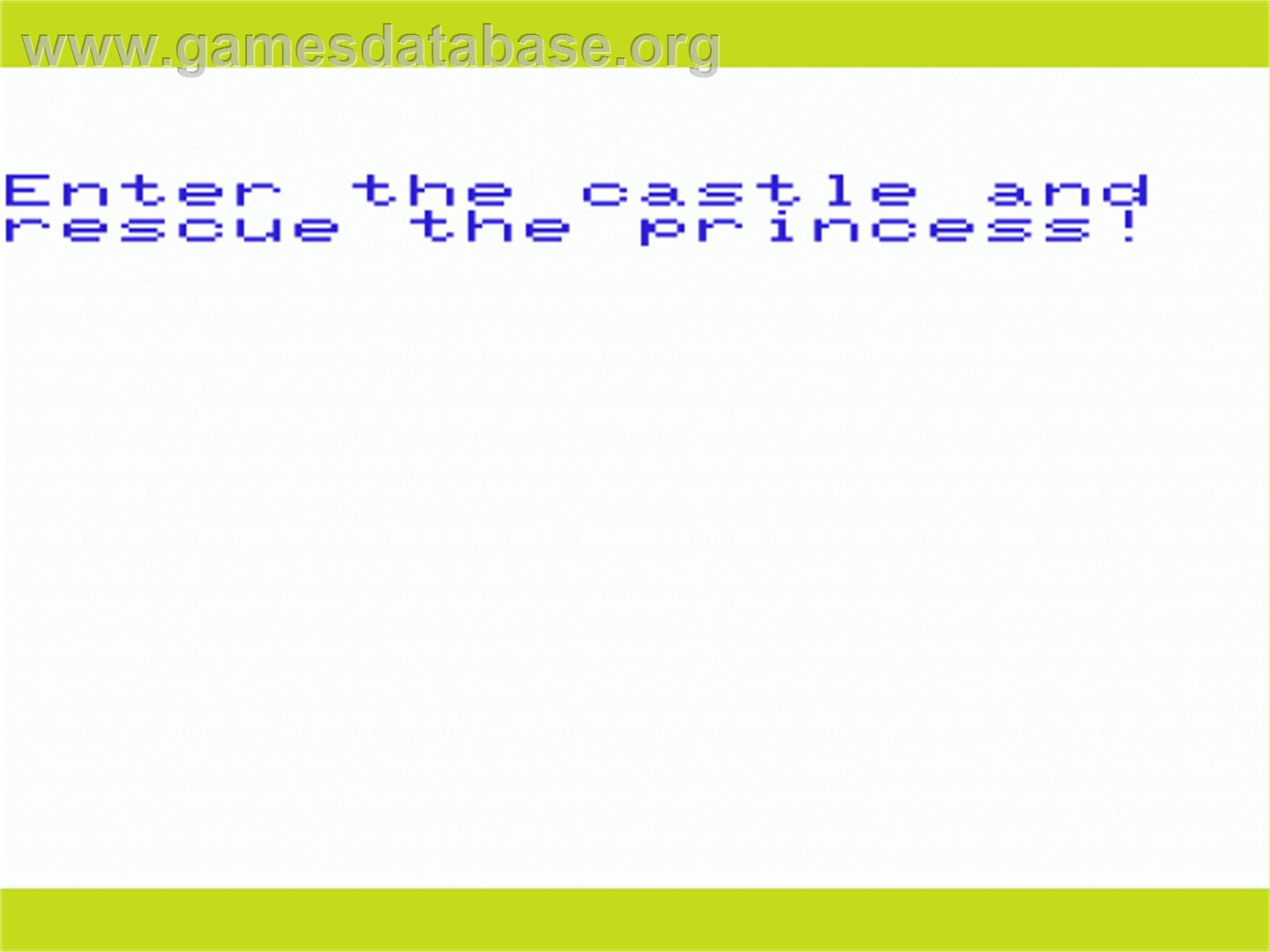 Dungeon - Commodore VIC-20 - Artwork - Title Screen