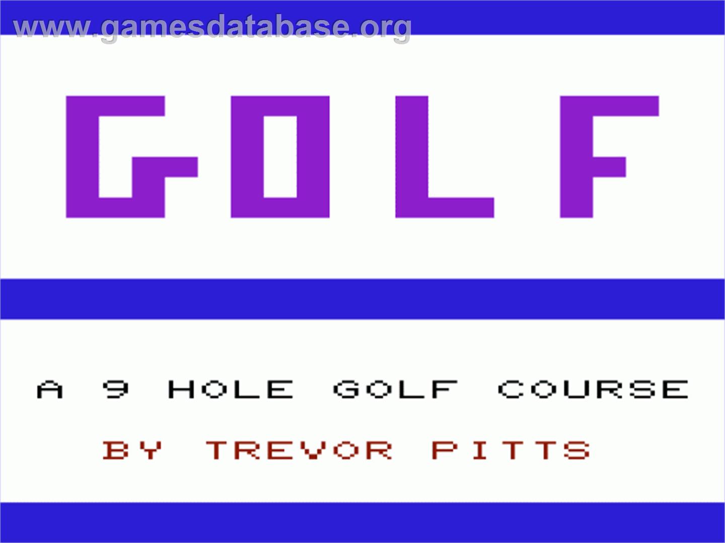 Gorf - Commodore VIC-20 - Artwork - Title Screen